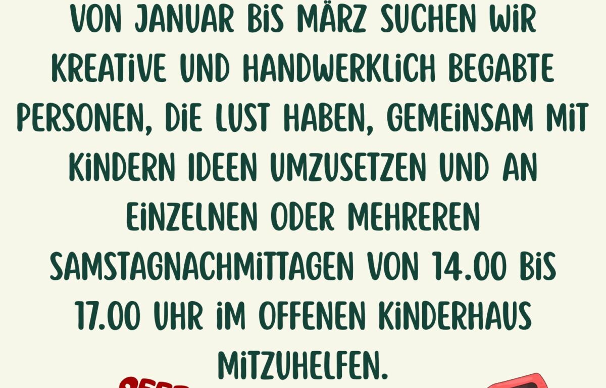 Helfende gesucht OKH 2026